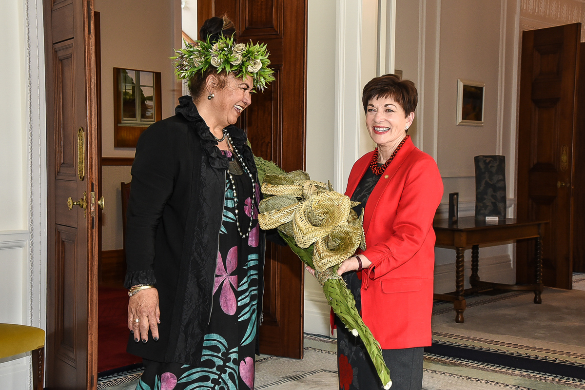 Mary Ama and Dame Patsy Reddy